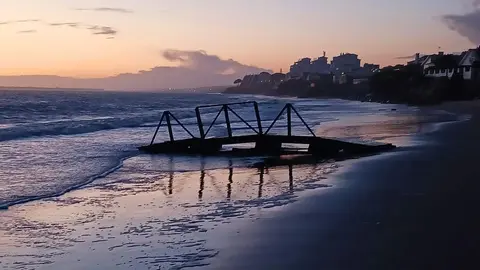Playa de El Portil, al pairo de los temporales