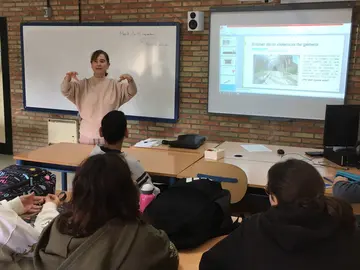 Charla en el IES P. PEDRO G&Oacute;MEZ