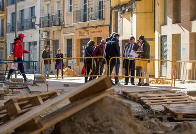 Visita obra calle Palos