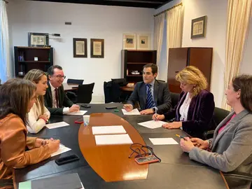 Reunión Pilar Miranda consejero Justicia