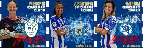 Las internacionales del Sporting de Huelva.