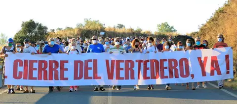 Protesta antivertedero