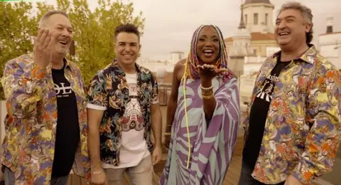 Chaíto, con Lucrecia y Palo Dulce