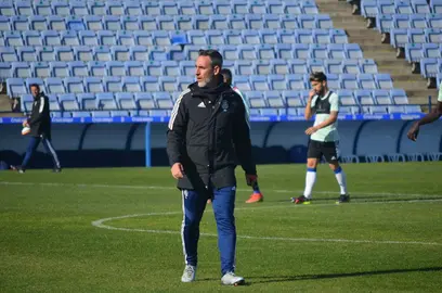 Abel Gómez estará el domingo en la grada del Nuevo Colombino.