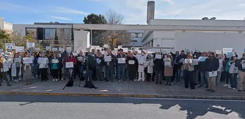 Protesta contra las agresiones