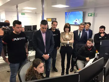 Pedro Sánchez, en El Arenosillo