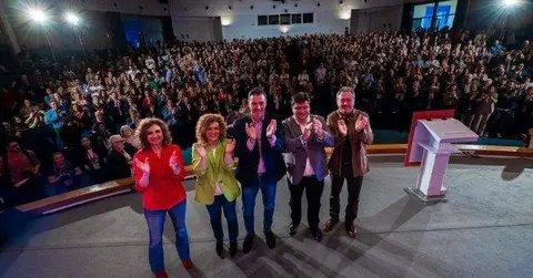 Pedro Sánchez, en Huelva