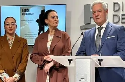 Alcaldesa de Gibraleón y presidente de Obras Cristianas presentan el evento