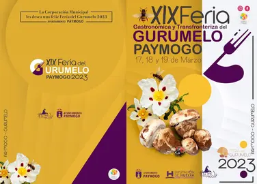 Díptico promocional de la Feria