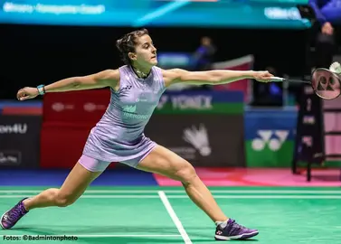 Carolina Marín durante el All England.