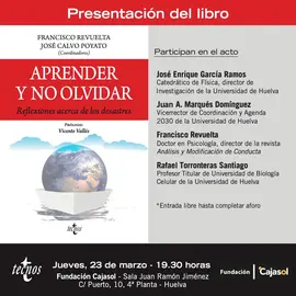 Convocatoria para el acto de presentación de la obra