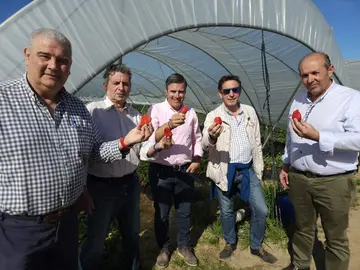 Visita de representantes de UPA