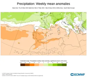 Mapa de precipitaciones