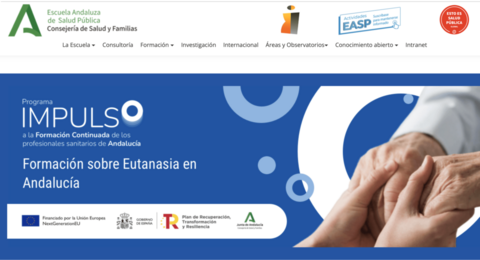 Panel informativo sobre la eutanasia