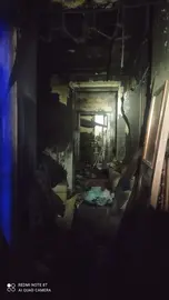Así quedó la vivienda tras el voraz incendio
