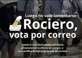 Ya ha empezado la movilización del voto por correo