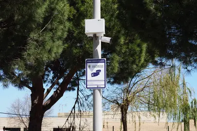 Cámara ubicada en el Polígono