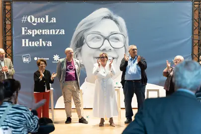 Acto de presentación del proyecto que encabeza Mónica Rossi, #QUELAESPERANZAHUELVA