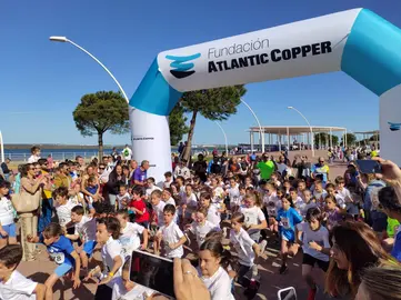 Salida de la carrera solidaria