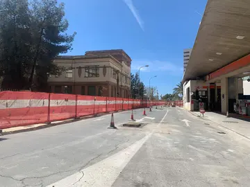 Calle &Aacute;ngel Muriel, que conecta la Avenida de Italia con el Ensanche