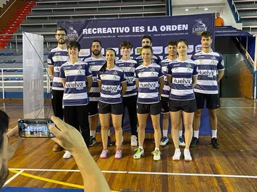 Alineación del IES La Orden en el partido de ida.