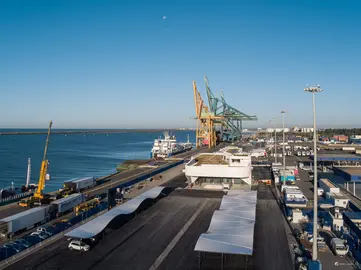 Muelle Sur Puerto de Huelva