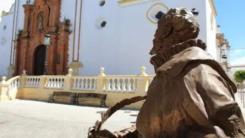 Monumento a Cervantes en La Palma del Condado