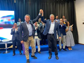 Presentación candidatura del PP en Palos, con Sanz y Romero