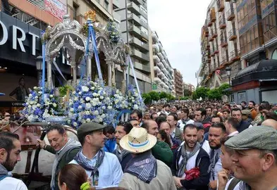 Huelva camino del Rocío por el centro