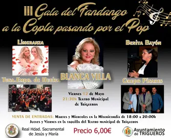 Cartel del evento en Trigueros