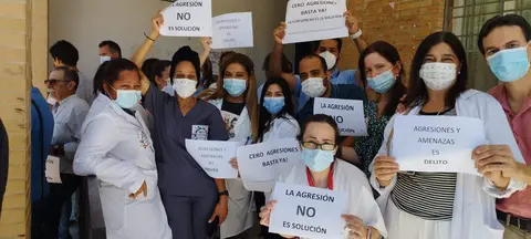 Centro de Salud de Almonte, concentración esta mañana