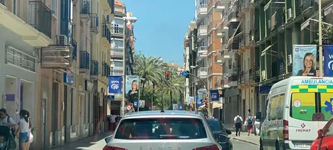 Cartelería de la candidata del PP