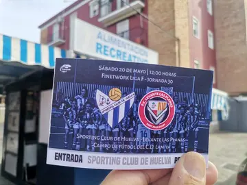 Una entrada para la final de mañana.