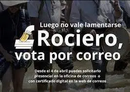 Llamada al voto de los rocieros