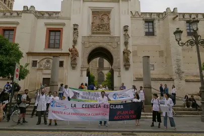 Protesta ante la Giralda este domingo
