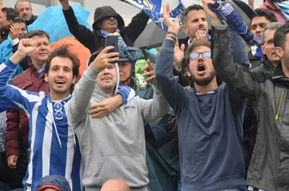 La grada del Recre en La Albuera.