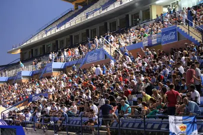 La afición del Recre llenará la tribuna.