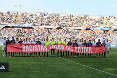 El Recre antes de jugar contra la Gimnástica.