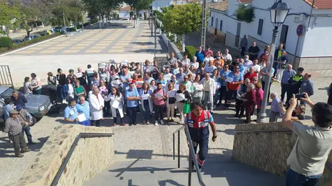 Protesta en El Cerro del Andévalo