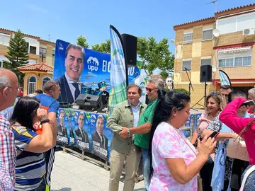 Hernández Cansino, en plena campaña por UPU
