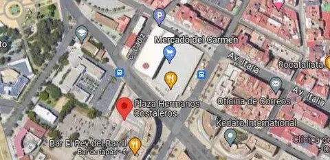 Captura de pantalla de la zona