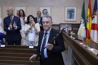 Francisco Bella, en el acto de investidura