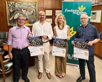 Presentación del concierto benéfico que patrocina Fundación Caja Rura del Sur -