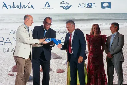 Acto de Entrega de Banderas Azules de Andalucía a Islantilla (Lepe e Isla Cristina)