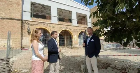 Visita a las obras del mercado de San Sebastián