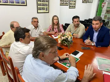 Sede de la Federación de Caza y reunión con PP