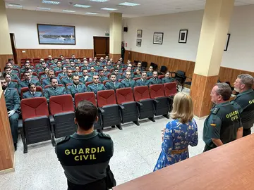 Acto celebrado en la Comandancia