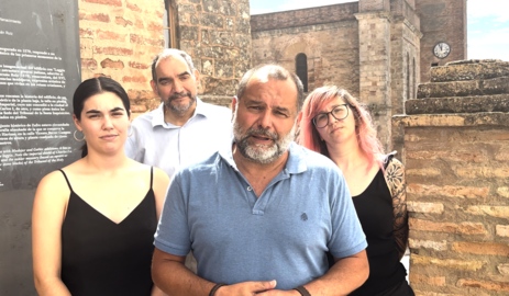 Sánchez Rufo, en Zufre junto al alcalde y su equipo