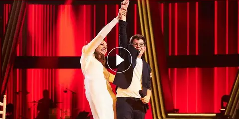 Momento de la proclamación de Rubén