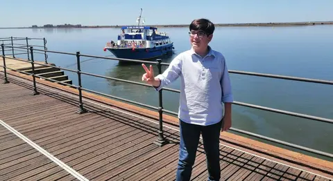 Rubén Franco, en Huelva